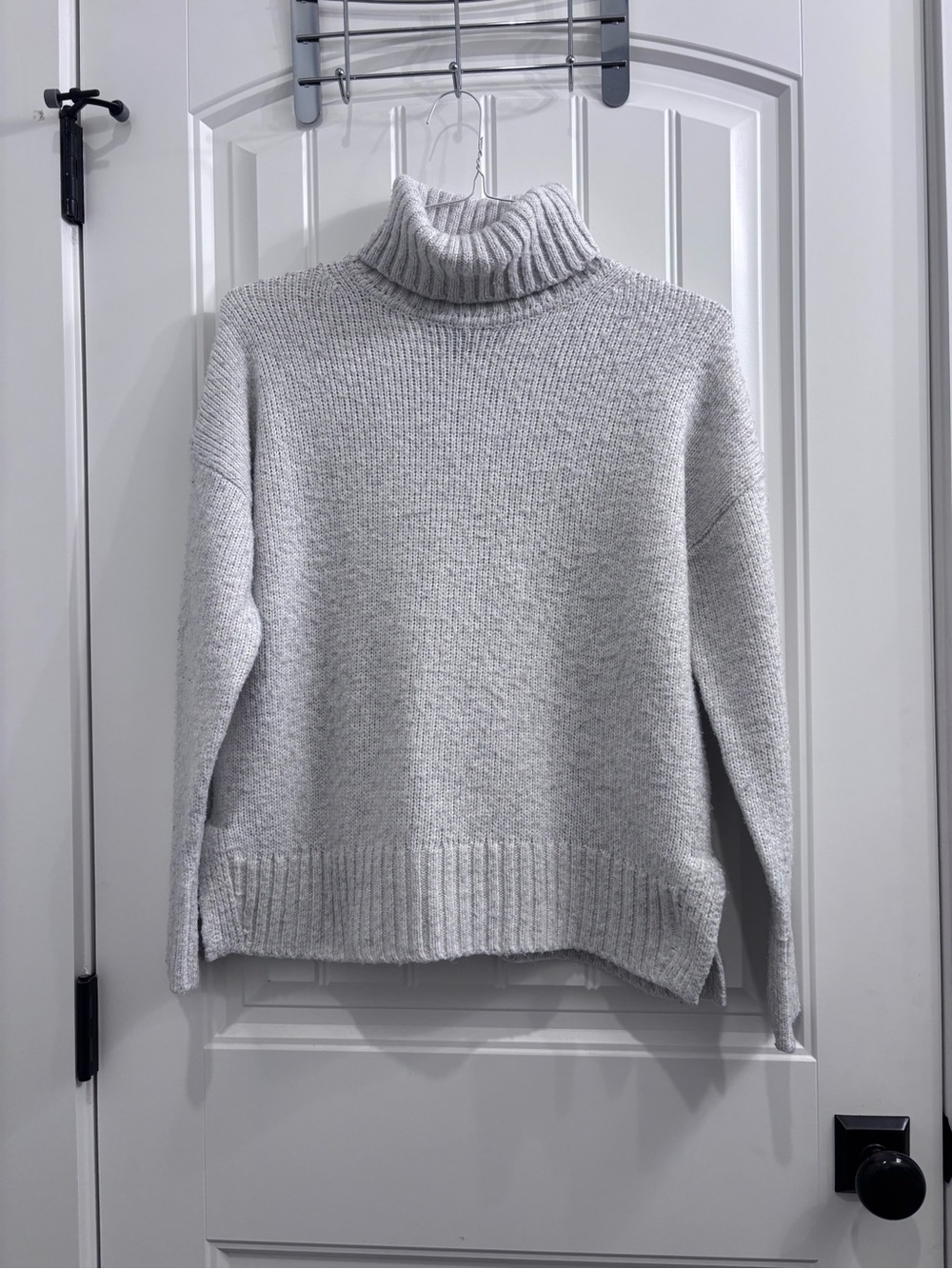 Banana Republic Light Gray Turtleneck Sweater